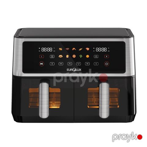 Airfryer Eurolux Çoxfunksiyalı Elektrikli Qızardıcı Hava Fritözü EU-AF4860B5+5D Smart Air fryer — Bakı