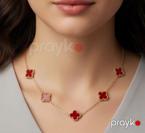 Qadın üçün boyunbağı a870, qızılı — Bakı