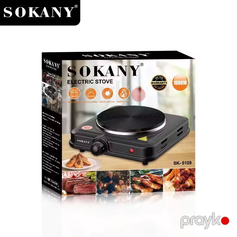 Sokany sk-5109 çoxfunksiyalı elektrik sobası Portativ Elektrik Sobası 1 Ocaqlı İnduksiya Piletka İkiqat Qatlı Qaynar Plitə — Plitələr, Bakı (6)