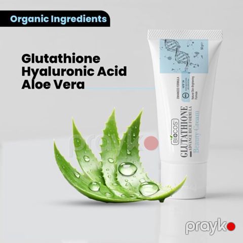 Biocos Glutathione Advanced Formula Beauty Cream – Ağardıcı və Dəri Tonunu Bərabərləşdirən Krem (50 q) — Bakı