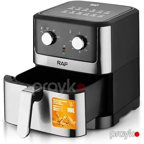 RAF R.5338 Elektrikli Qızardıcı 1800W Gücə Məxsus Mətbəx Üçün Böyük Tutumlu Elektrikli Qızardıcı Maşın Airfryer 10L — Bakı