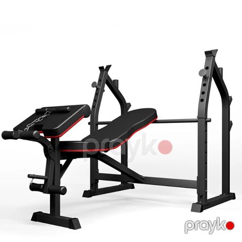 Yüksək Keyfiyyətli Squat Rack Çoxfunksiyalı Ev Fitness Avadanlığı Polad Trenajor Dəsti — Bakı