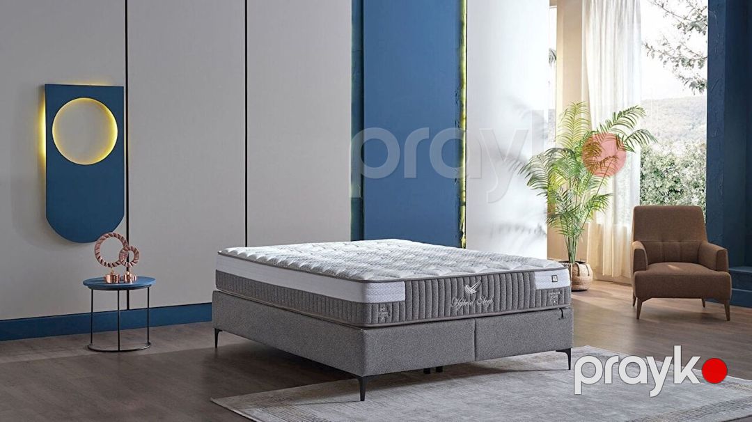 Döşək Bellona Hybrid Sleep, 160x200 sm, ağ/boz — Mallar, Bakı (3)