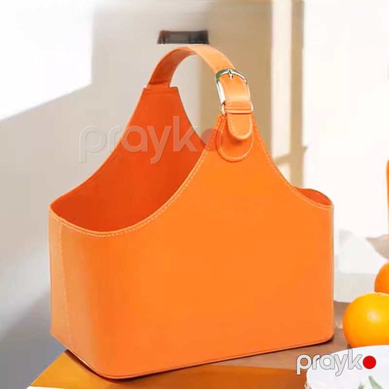 Qısa tutacaqlı çanta prm_001, süni dəri, narıncı — Mallar, Bakı (3)