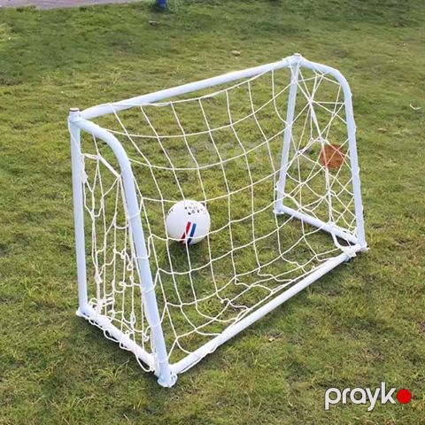 Açıq Hava Əyləncəsi Üçün Mini Futbol Qapısı JLT-2012 Davamlı Ağ Rengli Futbol Aləti 120*80sm — Bakı
