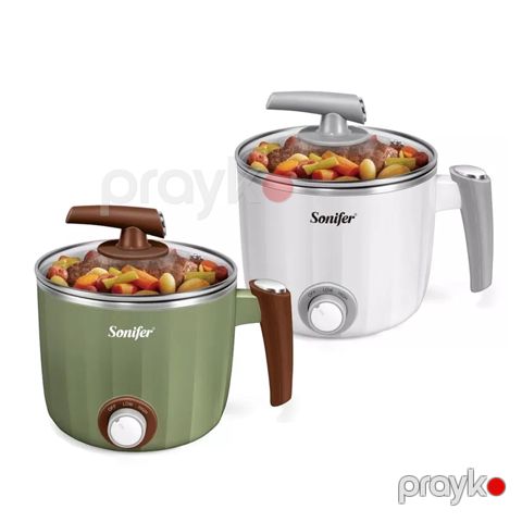 Sonifer SF-1503 Çoxfunksiyalı Elektrikli Qazan 600W İsidici Elektrikli Qazan — Bakı