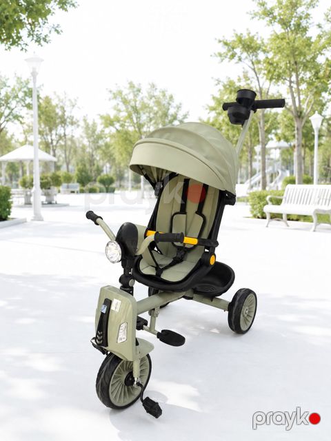 Üçtəkərli velosiped 2628988, 1-5 yaş, boz, metal — Bakı