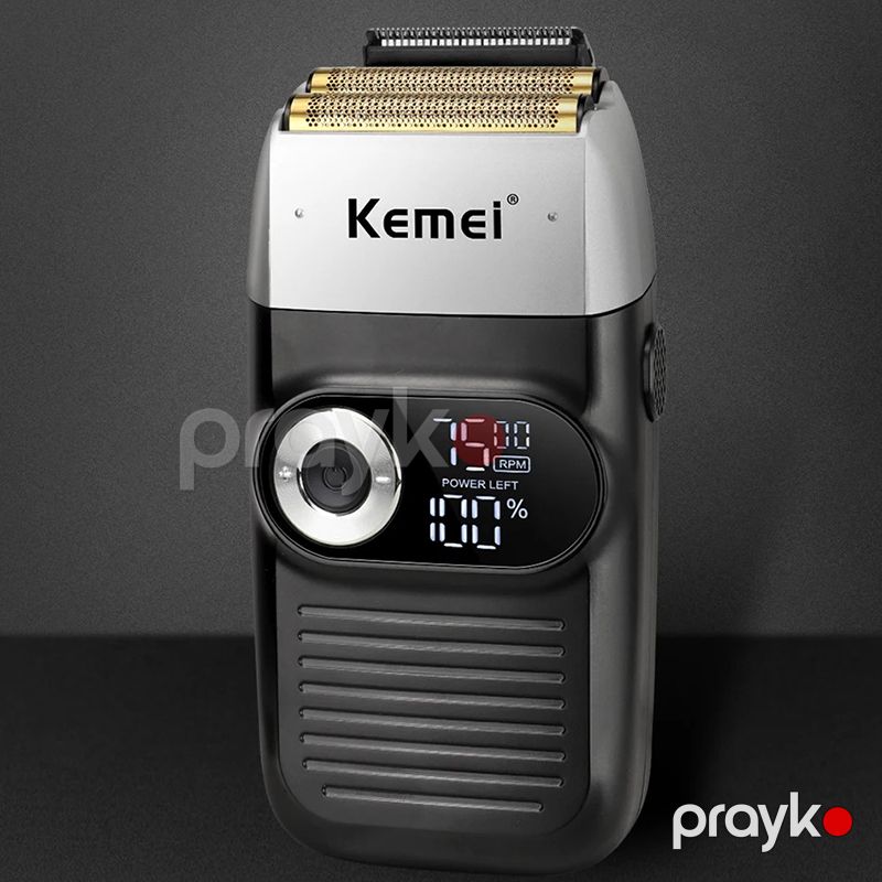 Kemei 2-si 1-də Təkrar Doldurulan Ülgüc LCD Displeyli Portativ Kişi Üçün Trimmer Kemei KM-2026 — Usturalar, trimmerler və epilyatorlar, Bakı (2)