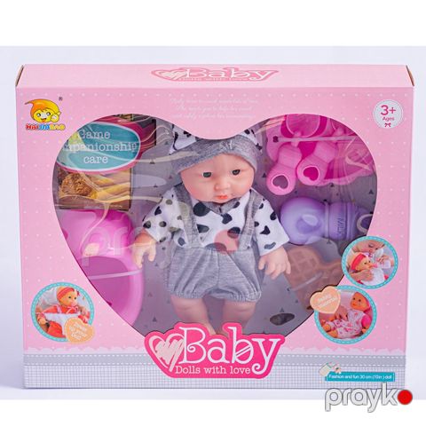 Baby Dolls Oyuncaq Pups Kukla – İnteraktiv Körpə Kukla 34 22 sm — Bakı