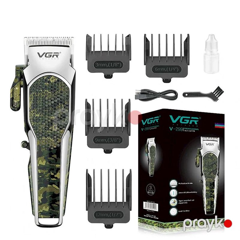 VGR Professional Saç Kəsmə Makası Kişilər Üçün Elektrikli Rəqəmsal Saç Düzəldici Trimmer 150dq İş Vaxtı — Usturalar, trimmerler və epilyatorlar, Bakı (4)