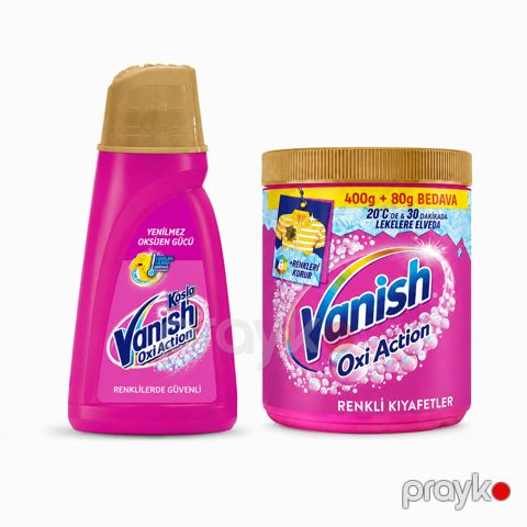 Ləkə çıxaran dəsti Vanish Oxi Action, 1.4 l + 480 q — Bakı