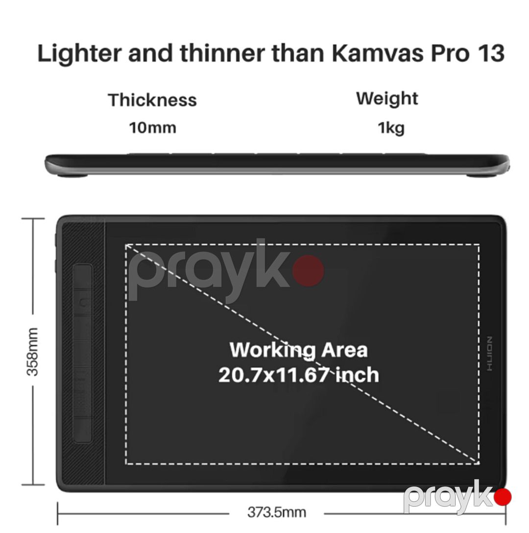 Qrafik planşet Huıon Kamvas PRO 13 (2.5K) — Planshetlər, Bakı (8)