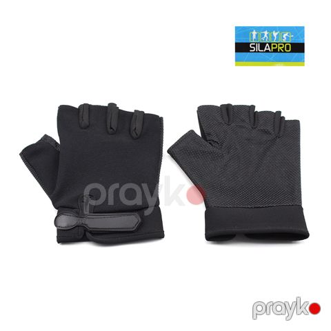 Unisex Silapro Yarım Barmaq Sport Əlcəklər Velosiped Fitness Əlcəkləri — Bakı