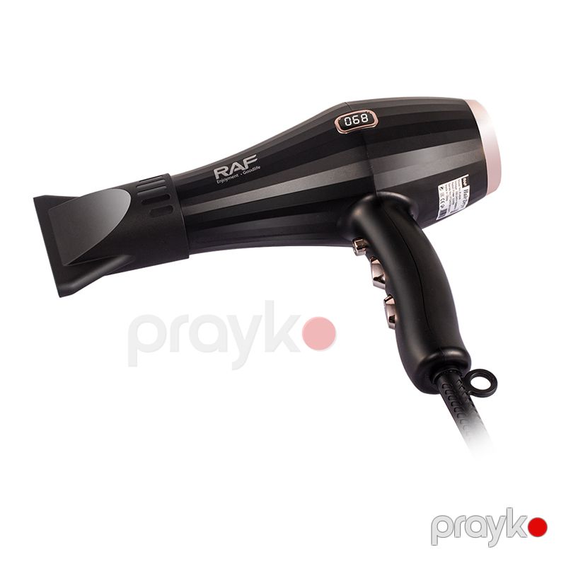 RAF Qara 2200W Sabit Temperaturlu Saç Qurutma Maşını R.4506 hava feni — Fən, Bakı (2)