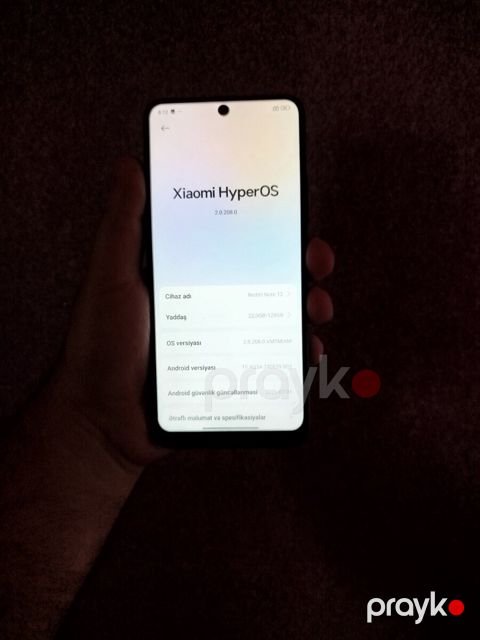 Xiaomi Redmi Note 12 (4G) Ice Blue 128GB/6GB — Bakı