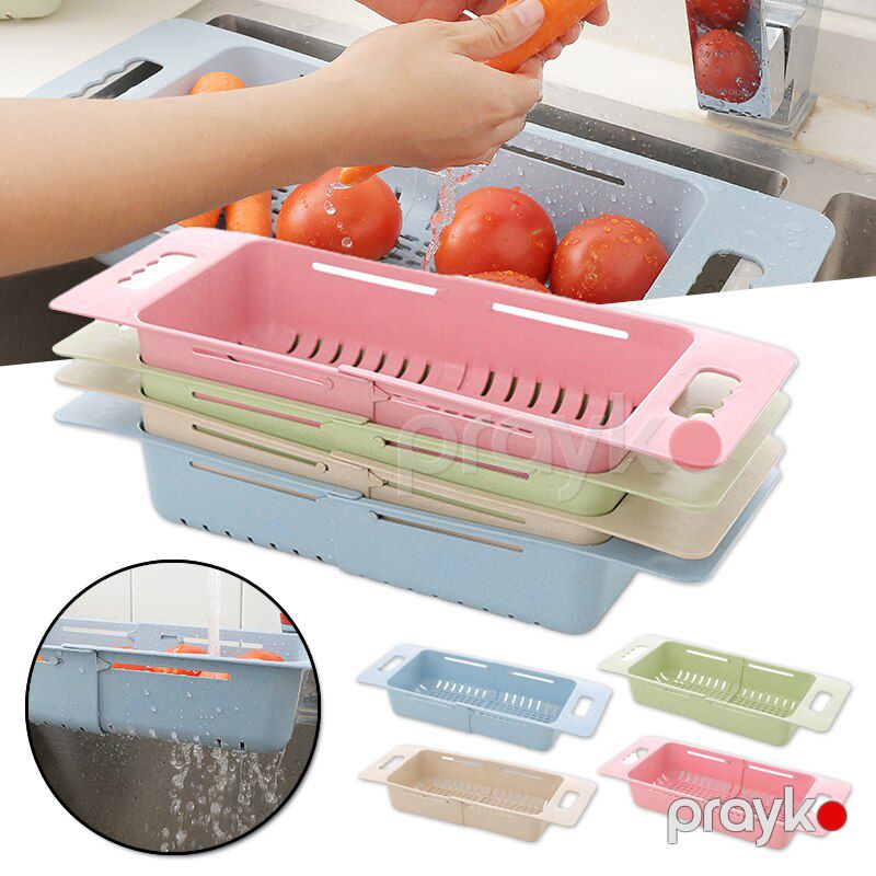 4 Rəngli Mətbəx Lavabo Drenaj Rafı Meyvə Saxlama Drenaj Rəfi Mesh Sink Organizer Plastik Lavabo Drenaj Səbətləri — Qablar və mətbəx əşyaları, Bakı (5)