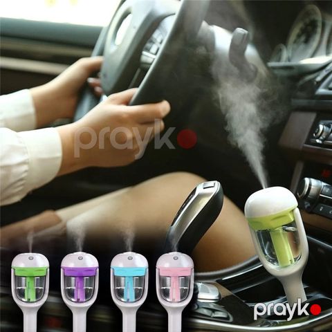 Avtomobil Ətri Buxar Nəmləndirici Aroma Diffuzoru Mini Hava Təmizləyici Aromaterapiya Efir Yağı Diffuzoru 12V DC — Bakı