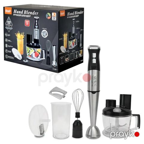 6-da 1-də Blender Dəsti RAF R.299 Qarışdırıcı, Doğrayıcı Əl Blenderi 1500 W Blender RAF R.299 — Bakı
