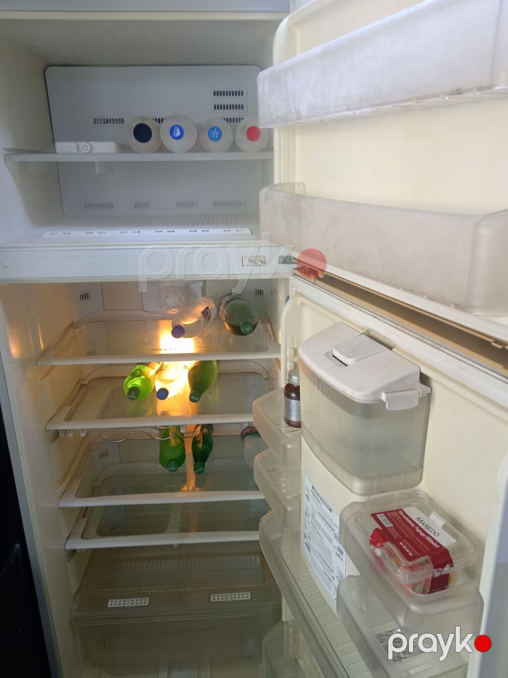 İşlənmiş 2 qapılı Beko Soyuducu Satılır, rəng - Gümüşü, Dispenserli — Soyuducular, Sumqayıt (2)