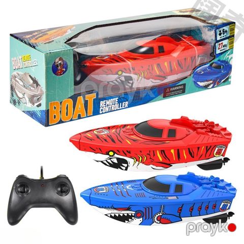 Pult ilə idarə olan qayıq toyboat_01, qırmızı — Bakı