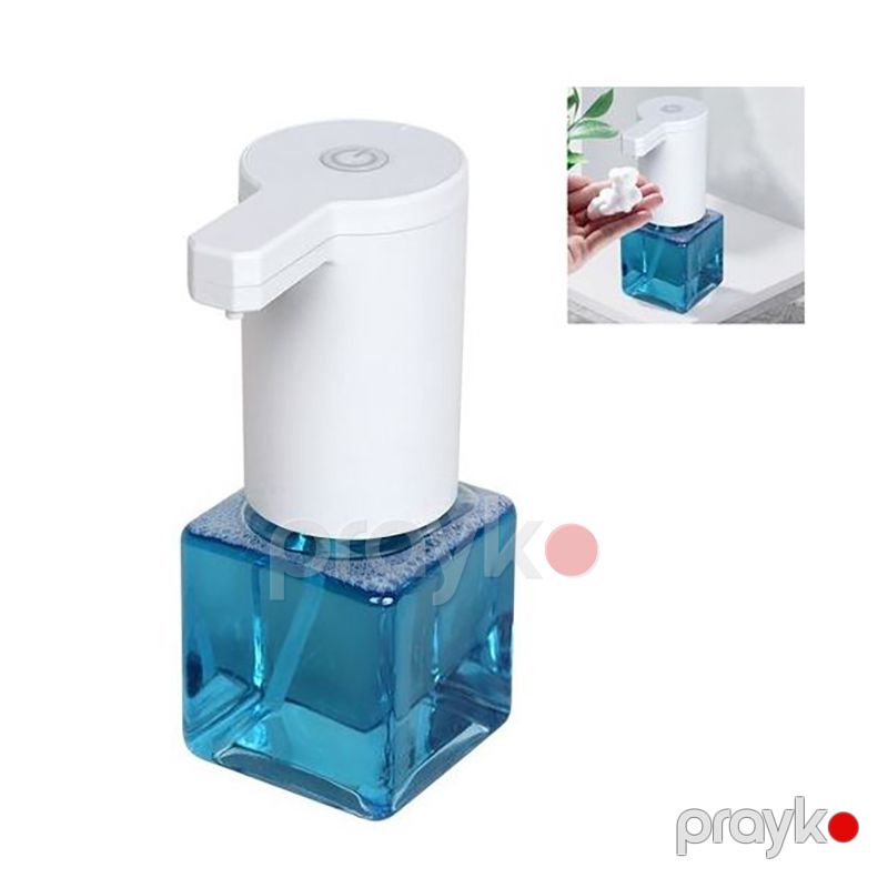Avtomatik köpük sabun dispenseri USB smart portativ maye sabun dispenseri vanna otağı üçün əl təmizləyici şüşə dispenser — Mallar, Bakı (2)
