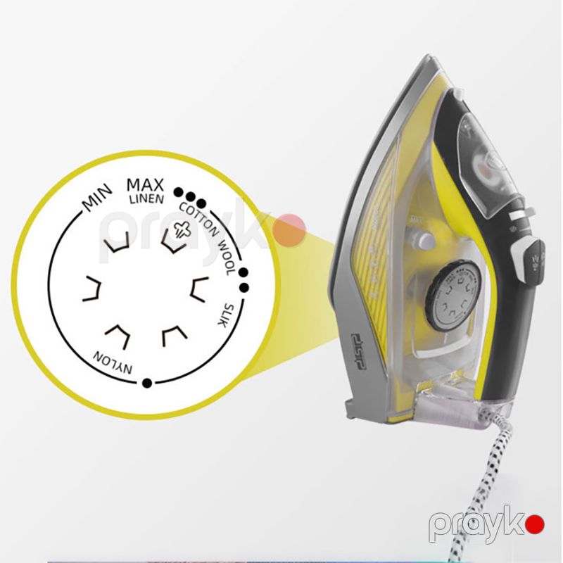 Yeni Nəsil DSP Peşəkar Buxarlı Ütü 2200W Gücündə Protativ Ütü Tənzimlənən Termostat Nəzarəti 380L Su Tutumuna Sahib 220V — Ev texnikası, Bakı (3)