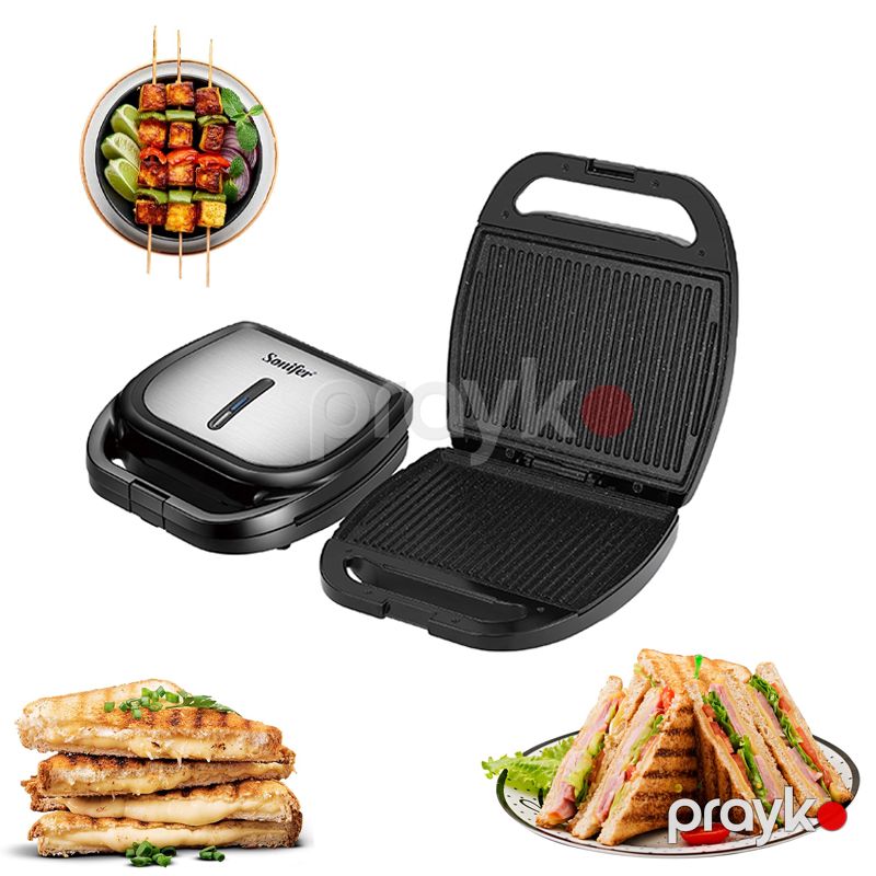 Yeni Sonifer SF-6164 Mətbəx İstifadəsi Üçün Yüksək Keyfiyyətli Qril Sendviç Hazırlayıcı 1200 Vatt Elektrikli Toster — Toster və vaflyasıcı, Bakı (3)