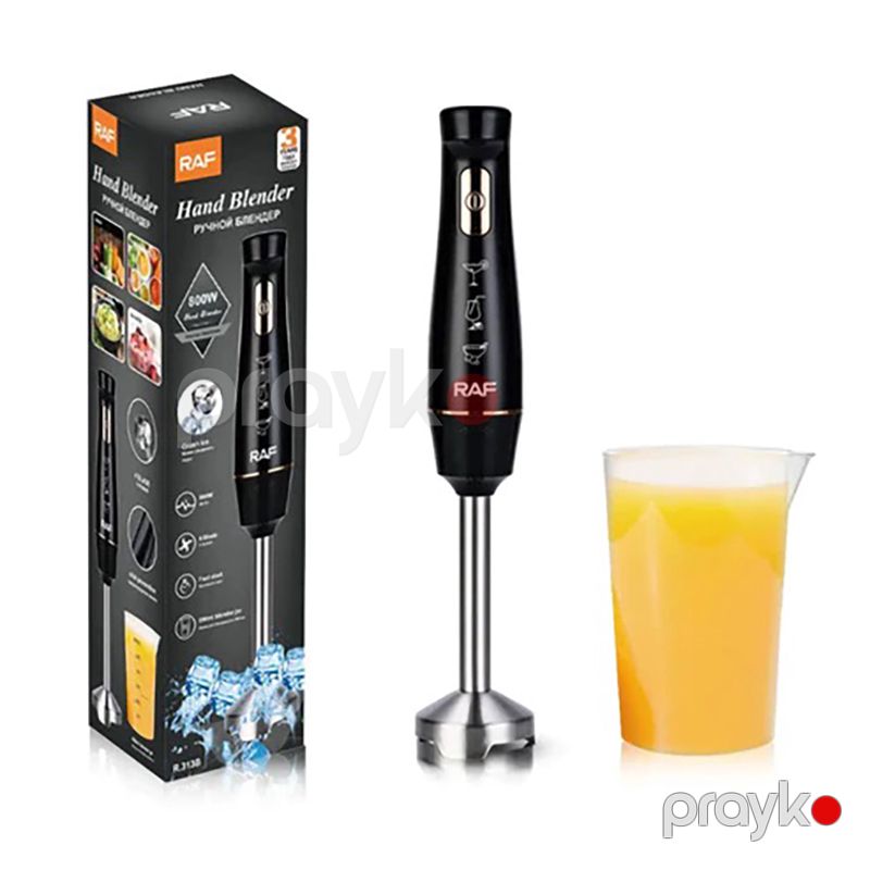 Yüksək Güclü RAF Polad Paslanmayan Əl Blenderi 800W Sürətli Kommersiya Smoothie Elektrik Blender R.303 — Blenderlər, xırdalayanlar və mikserlər, Bakı (7)