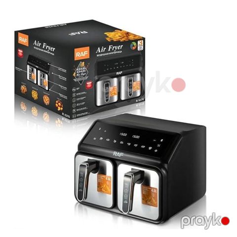 RAF R.5376 Çoxfunksiyalı Elektrikli Qızardıcı Hava Fritöz Airfryer 2200W — Bakı