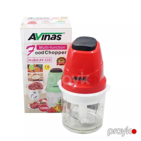 Avınas AV-110 Çoxfunksiyalı 1.0L Elektrikli Qida Doğrayan — Bakı