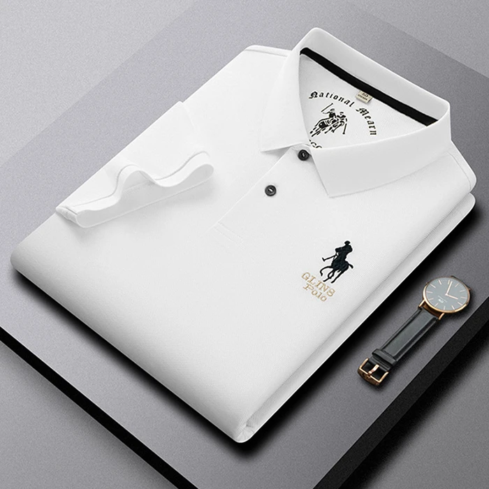 Premium klass kişi polo köynəkləri 100% yüksək keyfiyyətli pambıq — Kişi geyimi, Bakı (3)