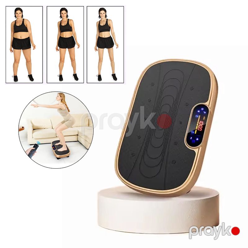 Rəqəmsal Bədən Formalaşdırıcı Vibro Platforma Titreşim Masaj Cihazı Güçlü Mini Ev Arıqlama Avadanlığı Vibrasiyalı Fitness Platforması — Masaj aparatları, Bakı (5)