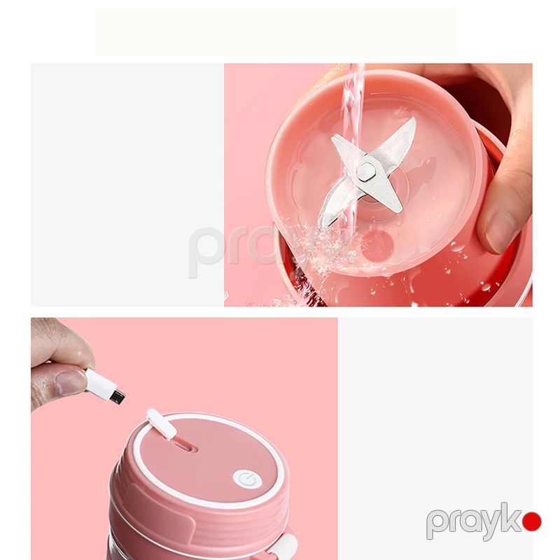 Portativ Mini Əl Blenderi Şirəçəkən Elektrikli Smoothie Maşın — Blenderlər, xırdalayanlar və mikserlər, Bakı (5)