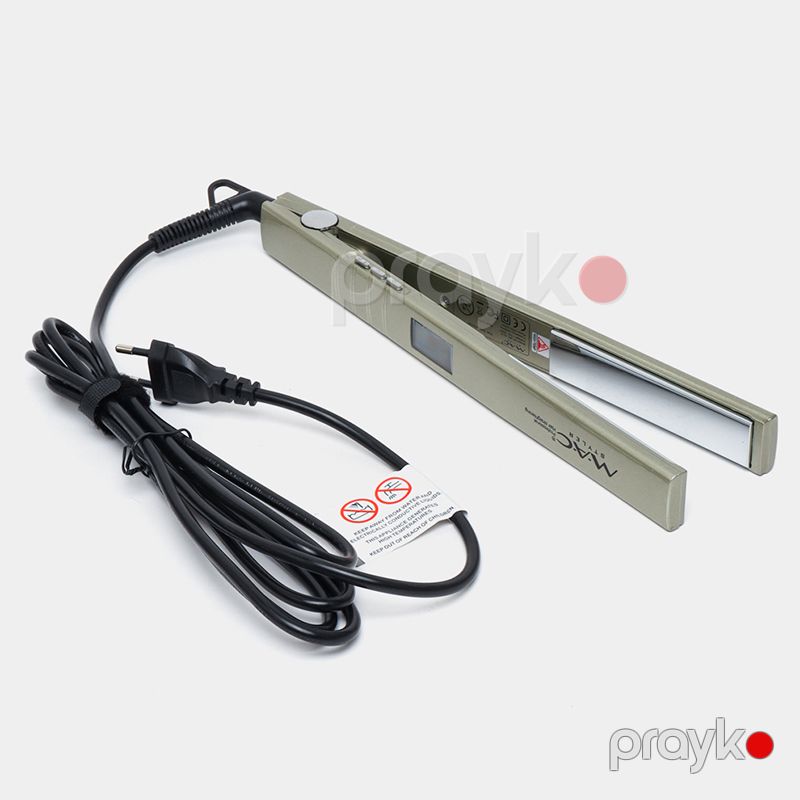 MAC MC-5519 Saç Düzləşdiricisi M.A.C Styler MC-5519 Keratin Mac Styler Peşəkar LCD ekran saç düzləşdirici — Fən, Bakı (4)