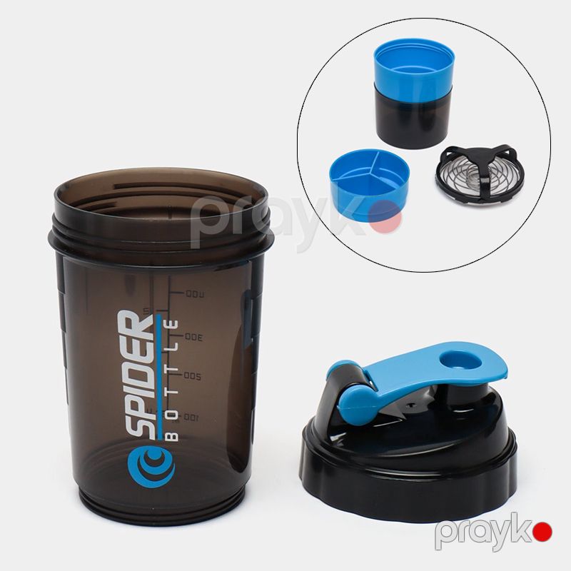 Shaker Bottle İdman Üçün Şeyker Protein Üçün Su Qabı Protein Saxlama Qabı İlə Rengli Şeyker Sports Gym Protein — Termos və termoş, Bakı (6)
