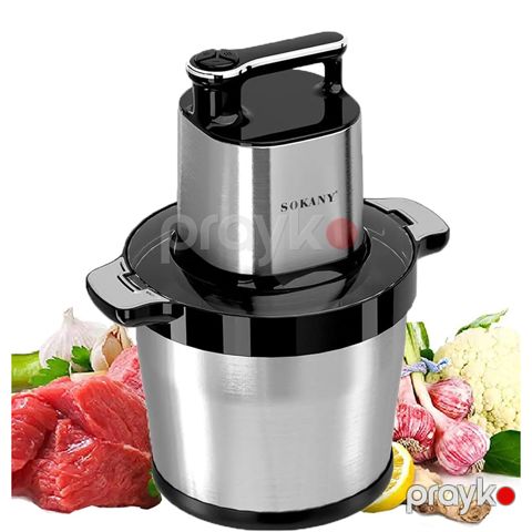 Sokany SK-7088 Çoxfunksiyalı Elektrikli Doğrayıcı Tərəvəz Ət Doğrayıcı Tutum 8L — Bakı