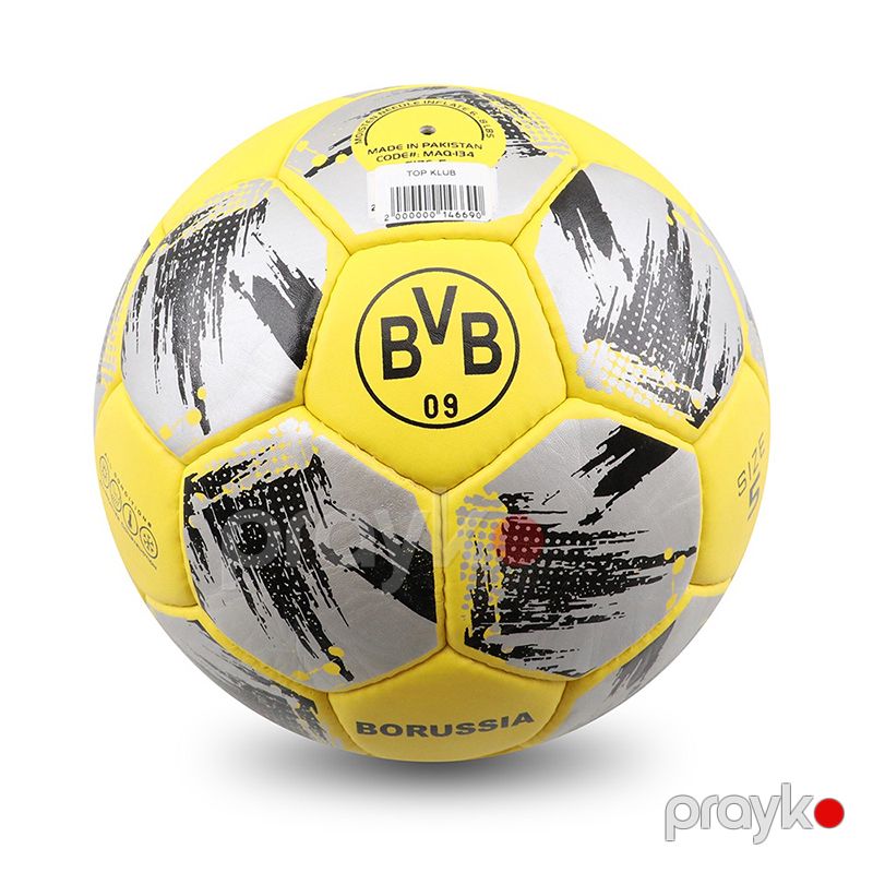 Uşaq Və Böyüklər Üçün Sarı Qara Rəngli Borussiya Futbol Topu 5 Nömrəli Dayanıqlı Kamanda Futbol Topu — İdman, hobi, istirahət, Bakı (4)