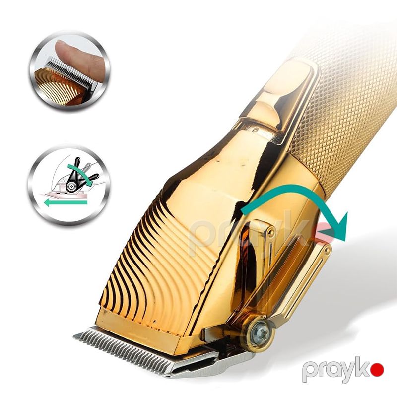 Shinon Professional Gold Trimmer 240dq İşləmə Müddətinə Sahib LCD Ekran Simsiz Saç Saqqal Kəsmə Maşını — Usturalar, trimmerler və epilyatorlar, Bakı (4)