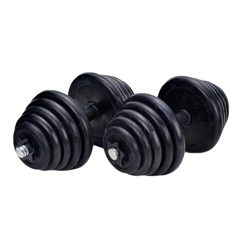 Qantel Dəsti 30kq Kauçuk Qantel Dəsti 2x 15kq — Fitness və İdman Avadanlıqları