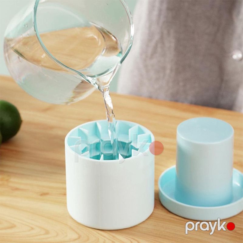 Dondurucu Üçün Buz Hazırlayayıcı Yenidən İstifadə Edilə Bilən Silikon Buz Qabı Viski Burbon Şərab Pivə Kola Üçün Buz Kubu — Qablar və mətbəx əşyaları, Bakı (4)