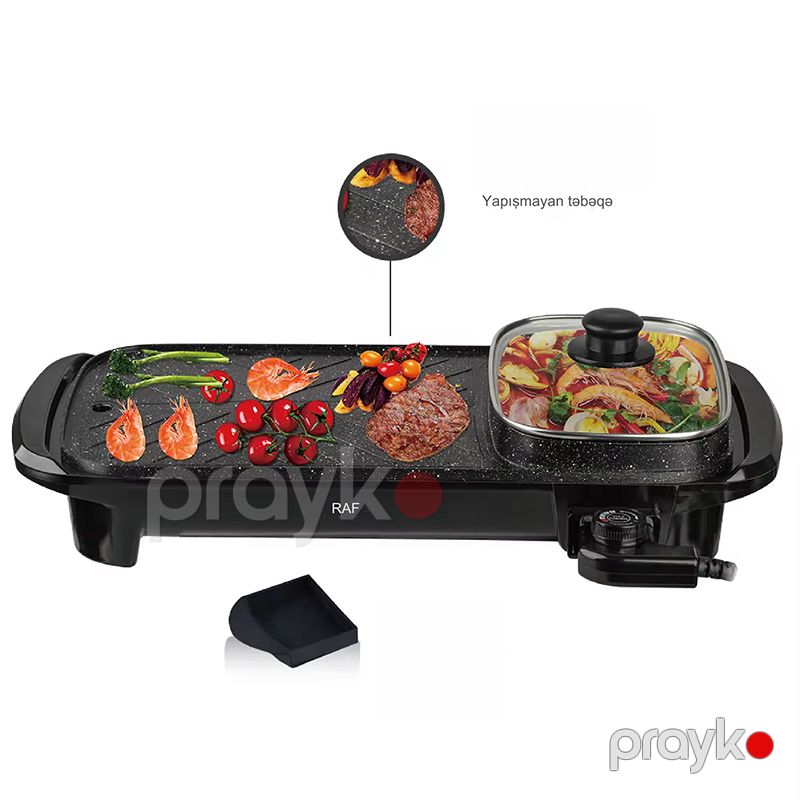 RAF R.5303 Elektrikli Yemək Bişirmə Seti Yüksək Güclü Soba 1500W — Ev texnikası, Bakı (2)