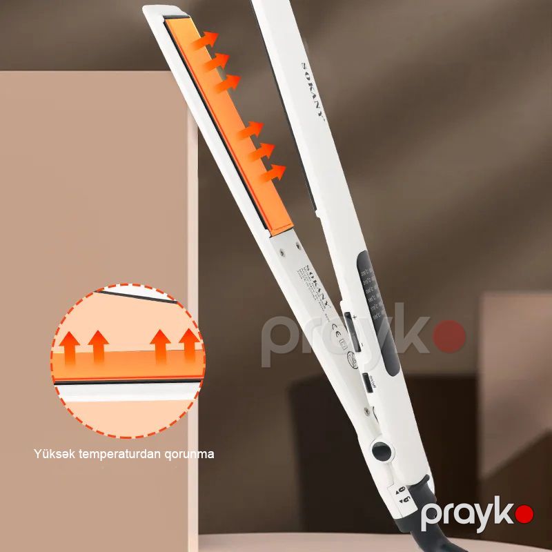 Sokany Professional LED Saç Düzləşdirici Fen 155-230 Ayarlana Bilən Seramik Panel Salon Üçün Uyğun Düzləşdirici Fen — Fən, Bakı (6)