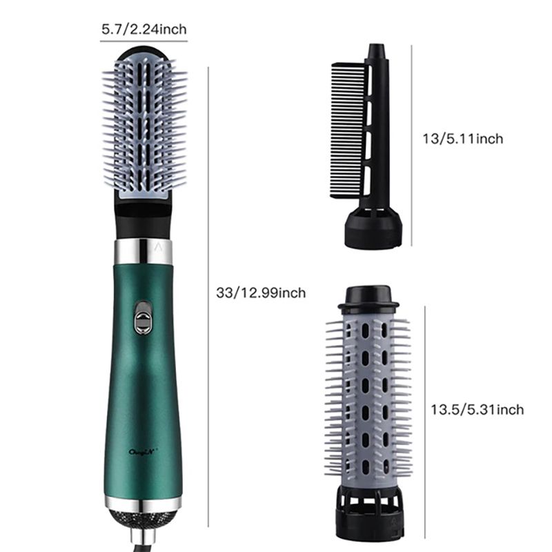 Moehair 3-ü 1-də İonik Saç Qurutma Feni Mənfi İon Texnologiyası ilə Saç Düzləşdirici Daraq — Fən, Bakı (3)