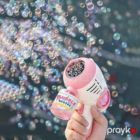 Populyar Bubble Gun Uşaqlar üçün Tam Avtomatik Su Tapançası Oyuncaq Silah Kiçik Baloncuk Silahı — Bakı
