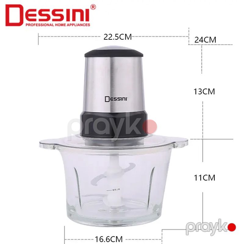 Dessını 922G Elektrikli Qida Doğrayıcı Çoxfunksiyalı Qida Kombaynı Ətçəkən Tutum 2L — Blenderlər, xırdalayanlar və mikserlər, Bakı (3)