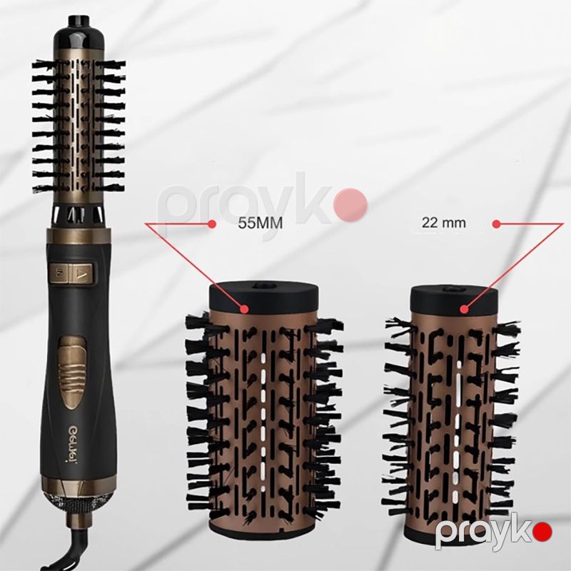 Genei GM-4825 Professional Yüksək Sürətli 2-si 1 Arada Hava Feni Peşəkar Fırça Fen Yüksək Keyfiyyətli Saç Düzləşdirici Quruducu Fen 1000W — Fən, Bakı (4)