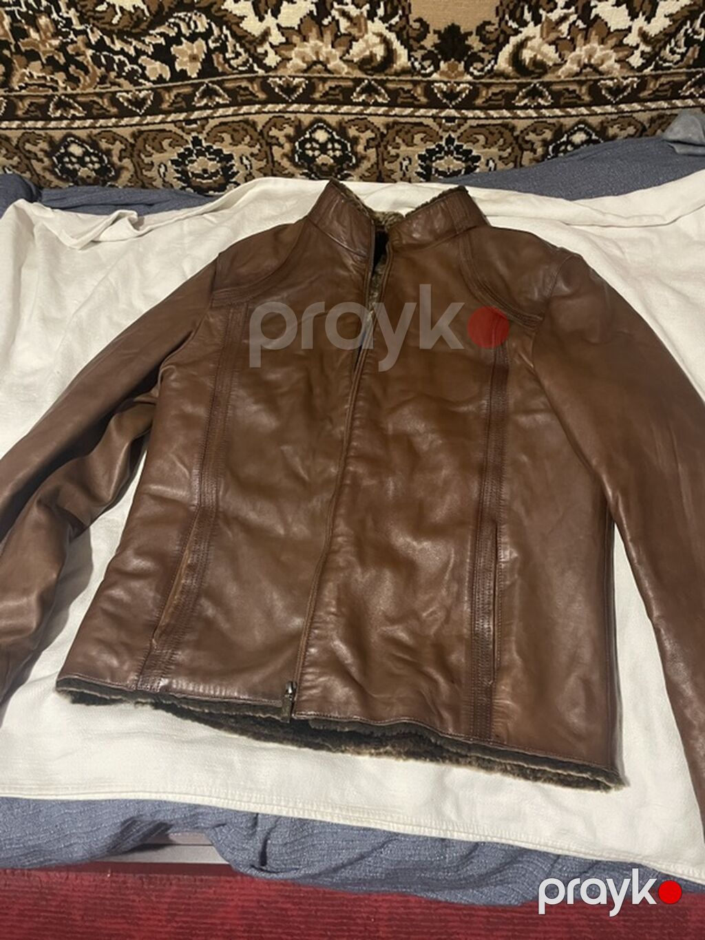 Kurtka, Dəri, Payız, 2XL — Kurtkalar, Bakı (7)