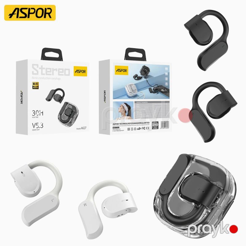Aspor A627 True Bluetooth Qulaqlıq Bütün cihazlar üçün uyğun simsiz 5.3 Bluetooth Qulaqlıq 400mAh 35hours — Telefonlar və qadjetlər, Bakı (4)
