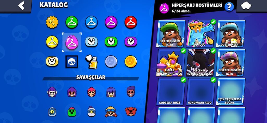 Brawl Stars hesabı – yüksək inkişaflı və zəngin kolleksiya - Kupa — Başqa, Novxanı (8)