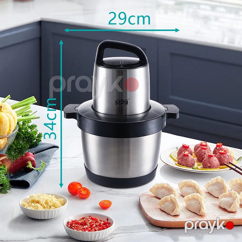 Wınnıngstar ST-5560 Çoxfunksiyalı Doğrayıcı Elektrikli Qida Kombaynı Ətçəkən — Blenderlər, xırdalayanlar və mikserlər, Bakı (4)